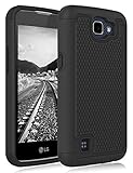 LG Rebel LTE Case, LG Optimus Zone 3 Case, LG Spree Case, LG K4 Case, Jeylly Shock-Absorption Dual Layer Defender Protective Case Cover For LG K4 LTE/LG Spree/LG Rebel LTE/LG Optimus Zone 3 Black