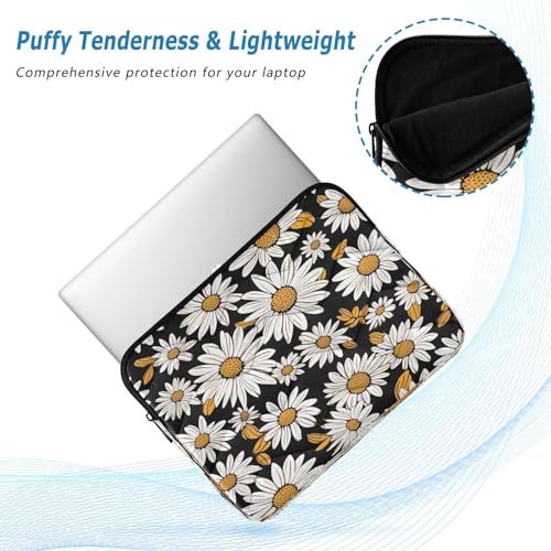 Funda Negra Daisy para Portátiles de 13-14 Pulgadas miniatura 5