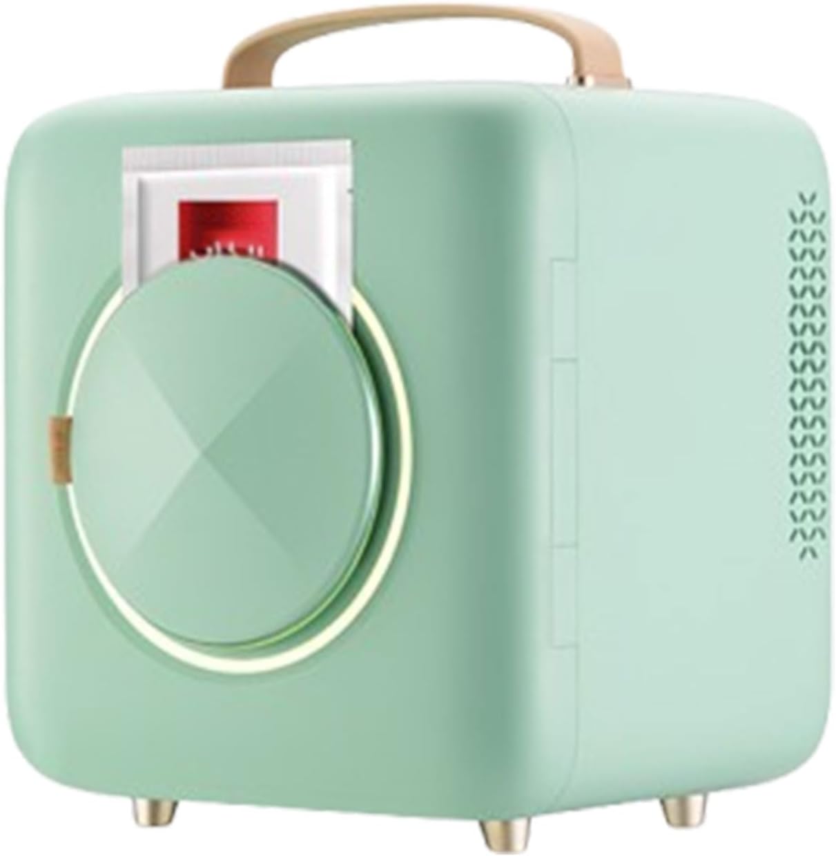 Beauty Mini Fridge, 9 L Compact Refrigerator for Skin Care, Makeup and Cosmetic Products, 220V Skincare Fridge for Women & Teen Girls, Portable Makeup Fridge for Bedroom, Office,C