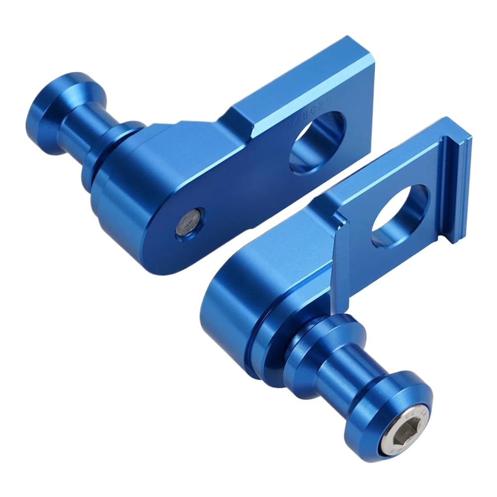 Aluminium-Achsblockgleiter, kompatibel mit DRZ400SM 2005-2021(Blue)