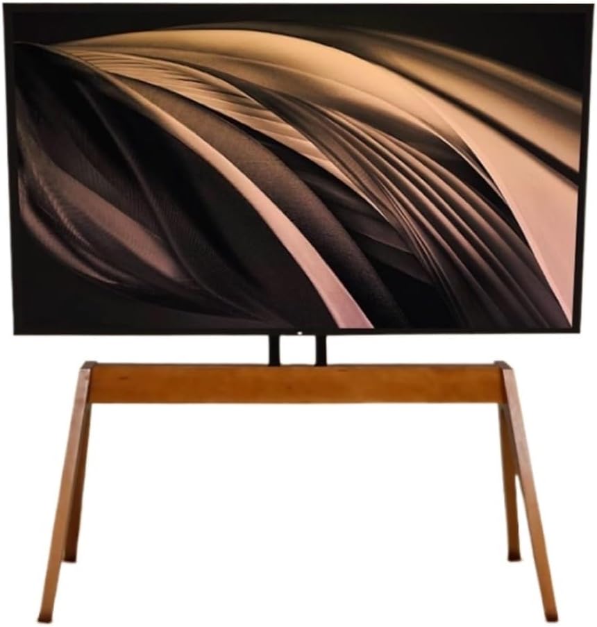 Tv Stand for Dining Room Height Adjustable Universal TV Stand 50 to 86 Inch LED LCD Screen Studio TV Display Stand TV Mount with 4 Wood Legs Tv Bracket for Home