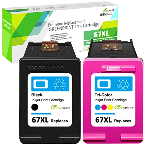 Cartouches 67XL haute capacité 600 pages noir et couleur pour imprimante HP Envy 6020