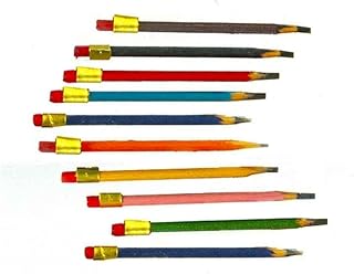 Melody Jane Dollhouse 10 Pencils Miniature Study Office School Desk Accessory 1:12 Scale