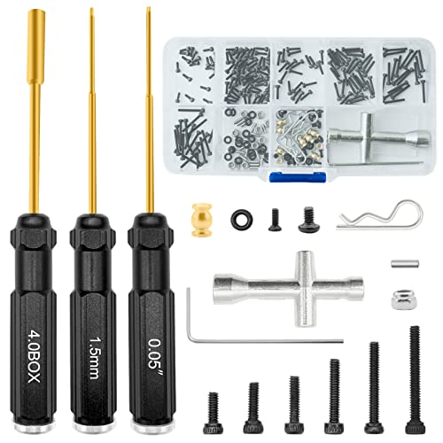 Tournevis de 1.5mm OGRC en acier durable pour mécanique de précision sur Axial SCX24 JLU
