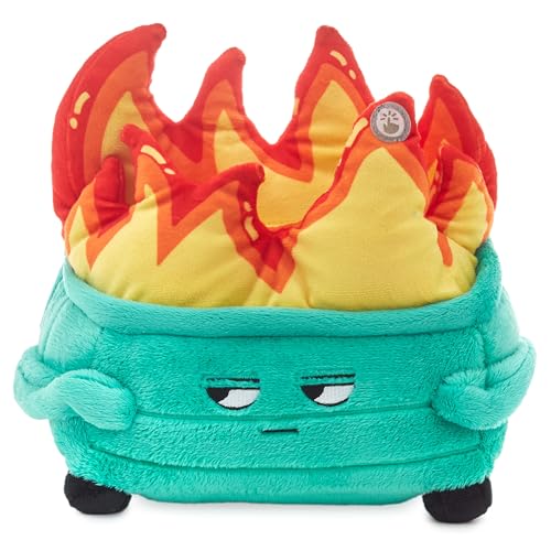 Hallmark Shoebox Dumpster Fire Plush with Sound and Motion (I Will Survive) Gift for Friends, Coworkers, Easter Gifts for Kids