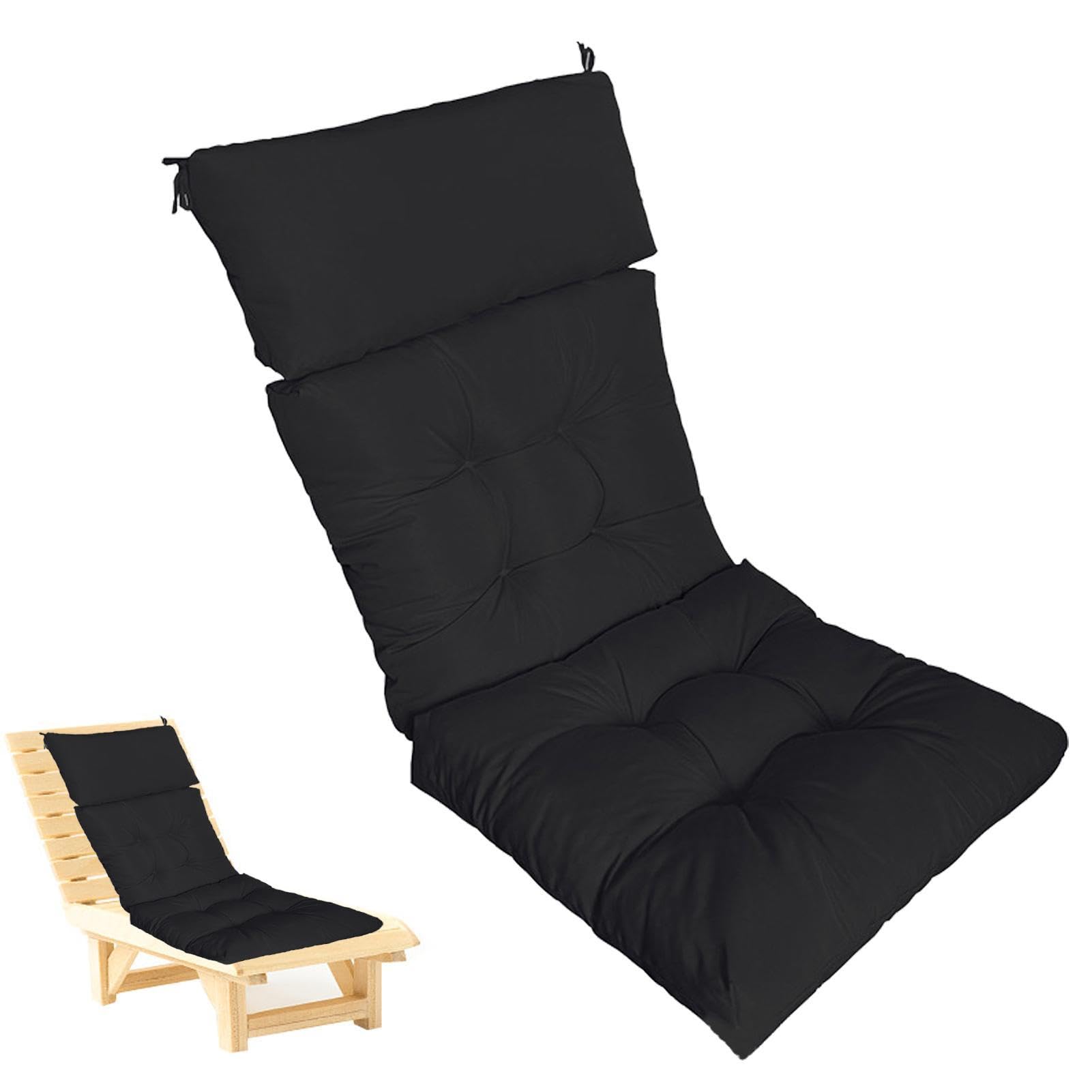 Strandkorbkissen - Outdoor Liegestuhlkissen | Strandliege Auflage | Strandkorb Kissen gepolstert, Ersatzkissen, Stuhlkissen wasserdicht, Couss