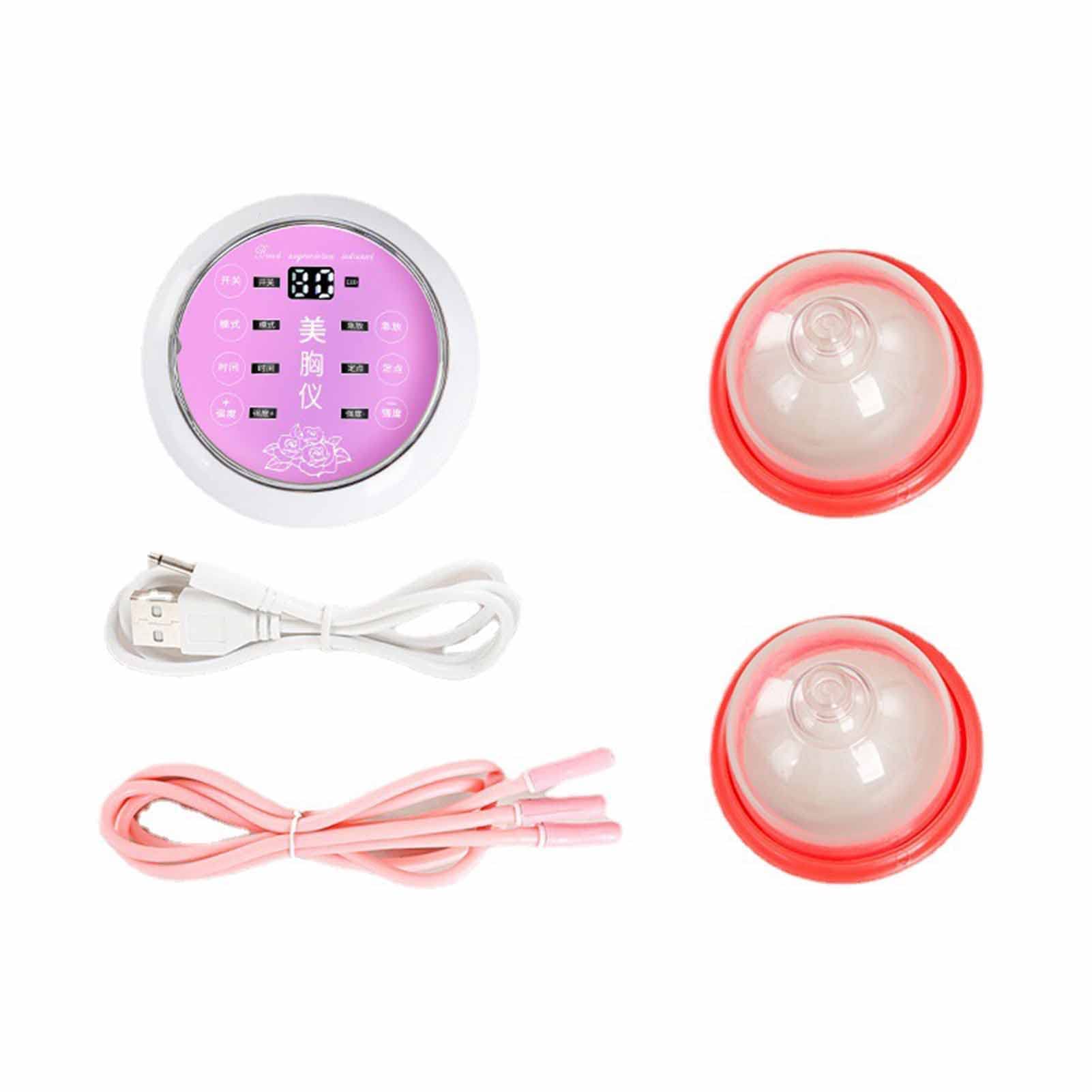 Aumentador de Senos Eléctrico, Mama Ventosa de Vacío liposucción Aparato, Eléctrico Silicona de la Salud del Seno Masajeador, Prevent Sagging and Dredge Breast