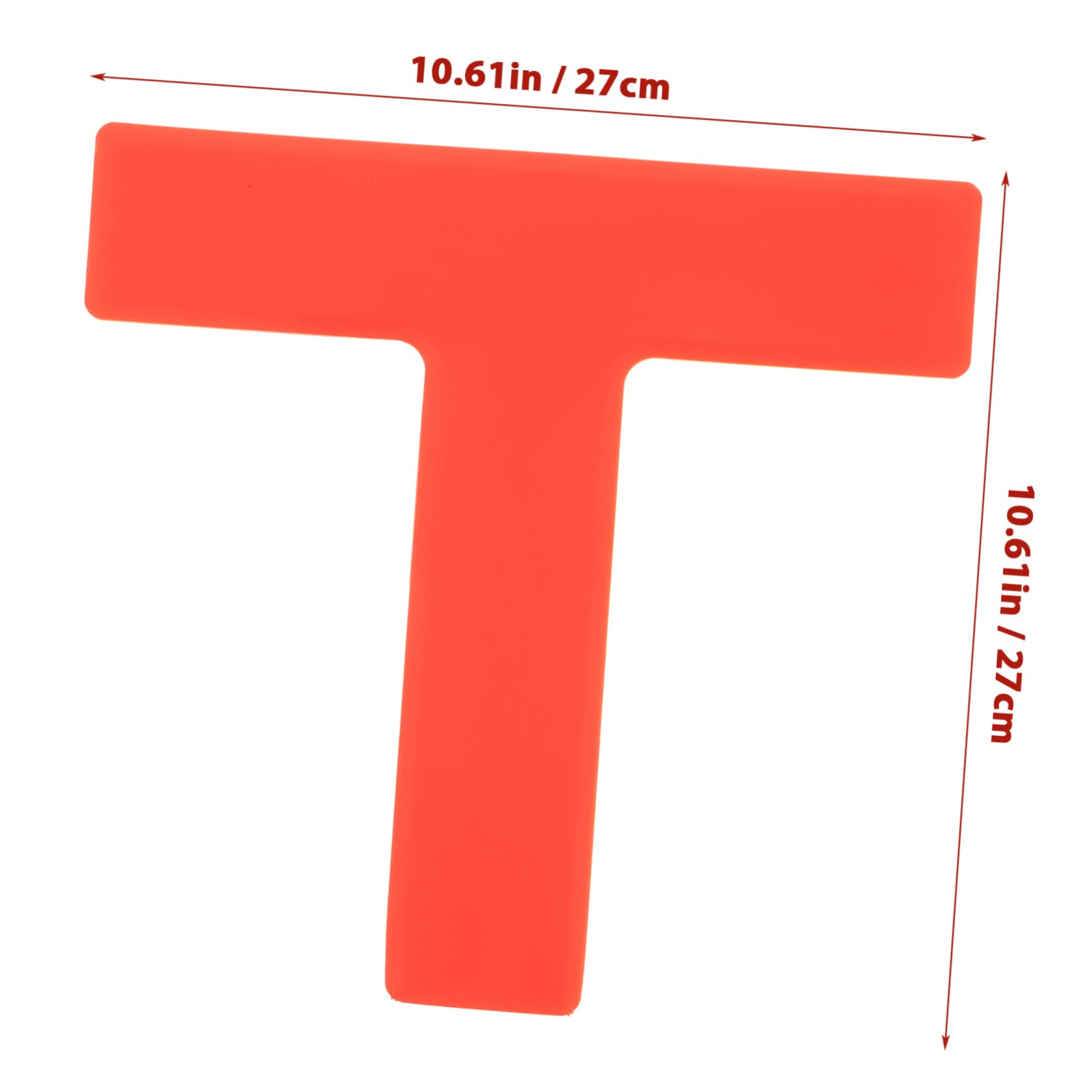 Garneck 2pcs T-Shaped Training Venue Marking Pad for Football Basketball Tennis