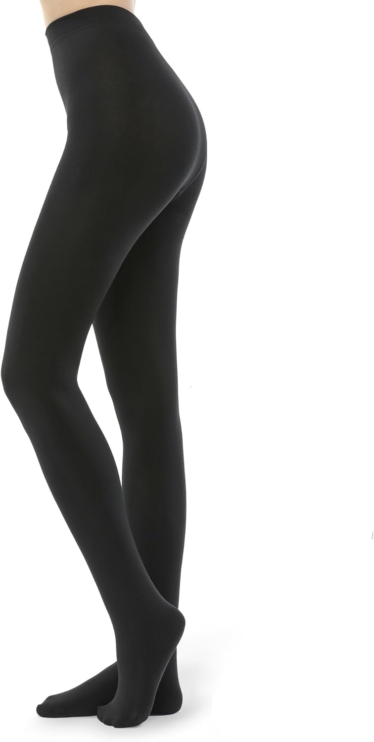 G&Y Fleece Lined Tights for Women - 100D Opaque Warm Winter Pantyhose