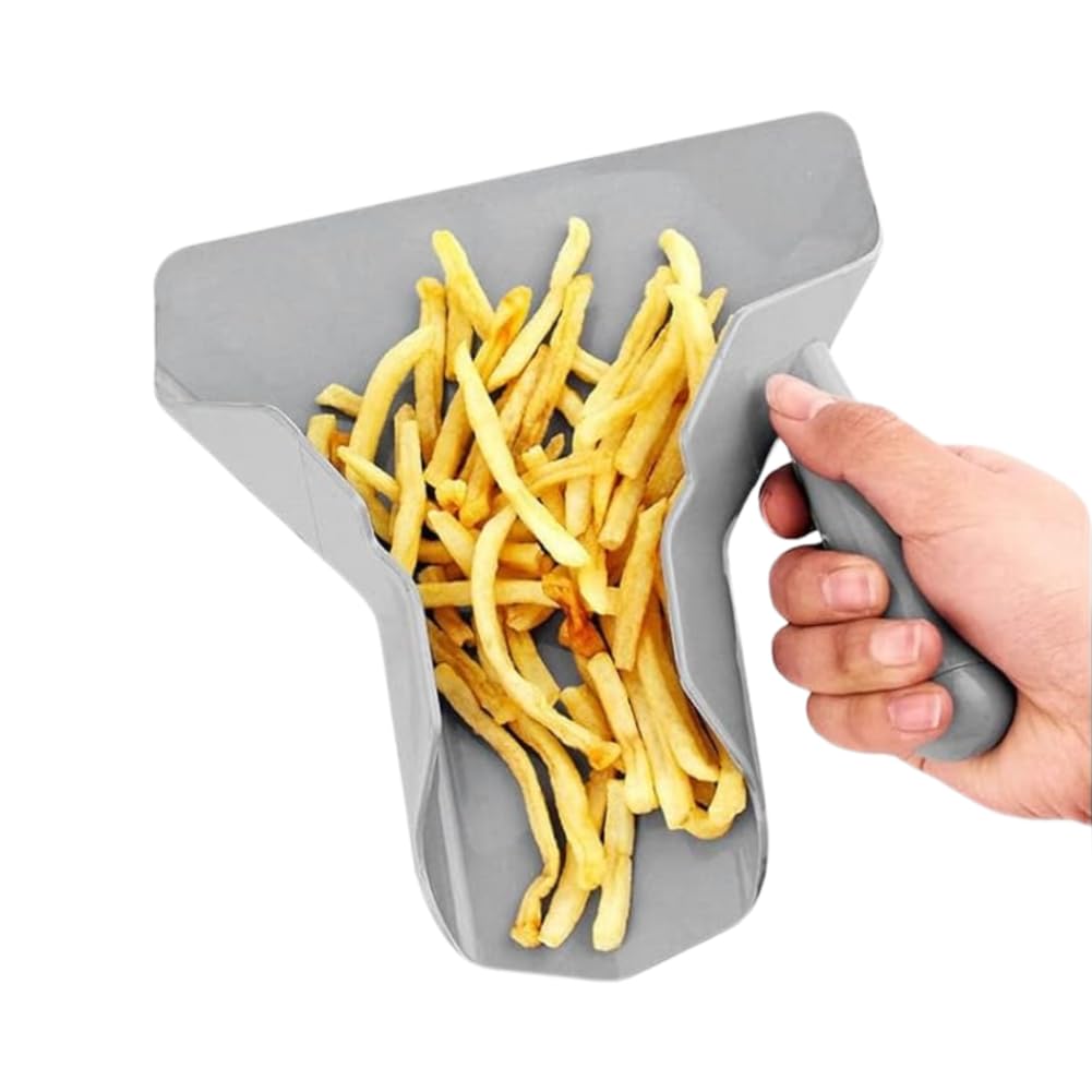 Pala per Patatine Fritte, Paletta per Popcorn, Spatola Antiscivolo per Patatine Fritte, Paletta per Patatine Fritte, per Cubetti di Ghiaccio, Caramelle, Utensili da Cucina