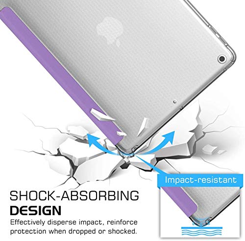 Image of DuraSafe Cases for iPad 8.3 Inch Mini 6th [ Mini 2021 6 Gen ] A2567 A2568 A2569 MK7M3HN /A MLWL3HN /A MK7R3HN /A MK7P3HN /A MLWR3HN /A MK7X3HN /A MK7V3HN /A MK893HN /A MK8E3HN /A Smart Flip Case - Purple