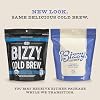 Bizzy Organic Cold Brew Coffee | Dark & Bold Blend | Coarse Ground Coffee | Dark Roast | Micro Sifted | Specialty Grade | 100% Arabica | Brew Bags | 4 Count | Makes 14 Cups