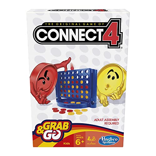 Image of Monopoly Deluxe Edition Game, Ages 8 Years Old and Up&Hasbro Connect 4 Grab and Go Game; for Kids Ages 6 and Up, Multicolor