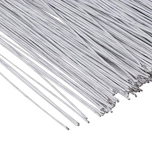 Juvale 300 Pieces White 18 Gauge Floral Wire Stems For Diy Crafts, Artificial Flower Arrangements (16 In) #TOP5