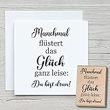 Gestalte mit dem Spruchstempel Motiv zauberhafte Einladungen, Grußkarten, Geburtstagskarten oder verziere dein DIY Projekt mit NEWSTAMPS DIE STEMPELMACHER.