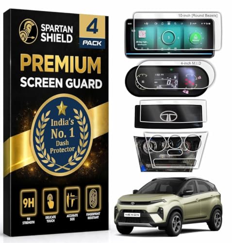 Spartan Shield Store Spartan Shield 4 Pack Screen Guard for Tata - Image 2