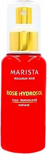 Pure Natural Bulgarian Rose Water Spray MARISTA Rose Hydrosol, Moisturising Refreshing Face, Body Hair Toner, Cleansing, Irritated Acne Sensitive Skin Toner,120ml