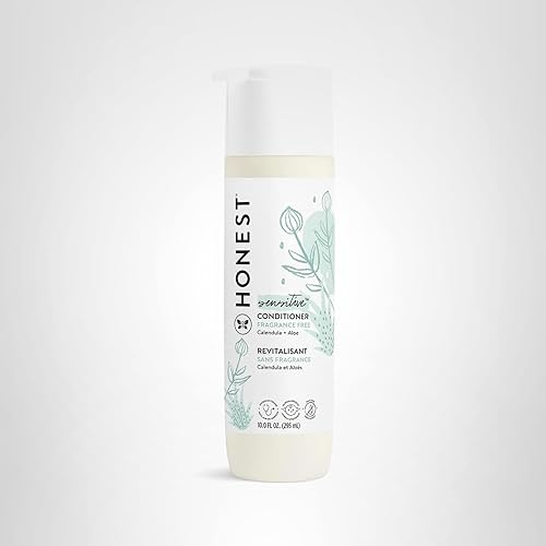 Vista 20 de The Honest Company Acondicionador de lavanda calmante de ensueño con productos botánicos naturales, lavanda, 10 onzas fluidas, 816645023973, Libre