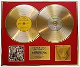 Eine atemberaubende Doppel-Gold-Disc-Darstellung der Künstleralben.