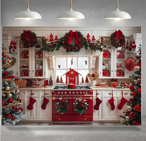 Christmas Photography Supplies Christmas Kitchen Cabinets Photography Backdrops Children's Portrait