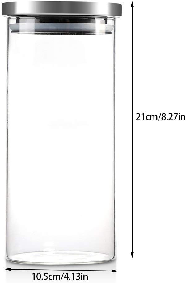 Frasco de Vidrio Aramox 1000ml para Café, Hermético, Apto Microondas miniatura 2