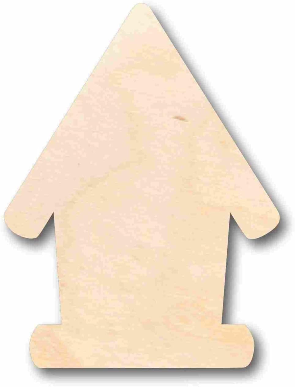 Unfinished Wood Bird House Silhouette Craft up to 46" DIY 18" / 1/2"