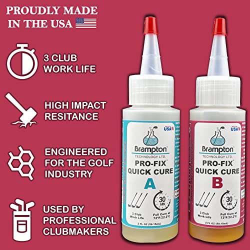 image for BRAMPTON TECHNOLOGY, LTD. Brampton PRO-FIX Quick Cure Golf Epoxy - 30 