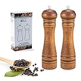 【FÁCIL DE USAR】 Diseño retro, lujo discreto, fácil de usar, pulido meticuloso. Simplemente gire el tornillo de la cabeza de la amoladora para ajustar la aspereza. Una vez fraguado, se sorprenderá al descubrir que las especias se muelen suavemente y sin esfuerzo. Comida recién rallada en cualquier momento para ofrecerle una exquisita cocina de estilo europeo.