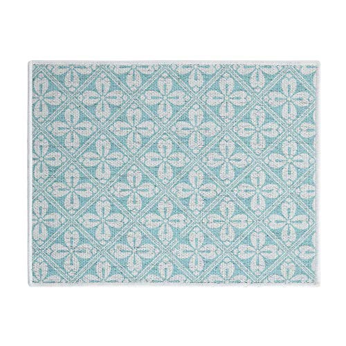 SussexHome 24 x 18 x 0.25 Inches Large Dish Drying Mat for Kitchen Counter - Super-Absorbent Washable Cotton Large Baby Bottle Dryer Pad - Highly Absorbent Ultra-Thin Dish Drying Pad