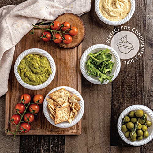 Plasticpro 5 Ounce Round Plastic Dessert Bowls Microwaveable thumb #1