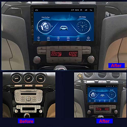 Autoradio Android 8.1 Ford S-Max 2007 avec WiFi Bluetooth Mirror Link USB - 3