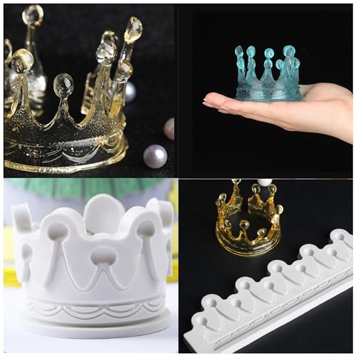 Moldes de chocolate con forma de corona para fiestas infantiles 8