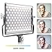 SAMTIAN LED Video Light Bi-Color Studio Lights Dimmable 200 Photography Lighting Kit with LCD Display, U Bracket for Video Professional Shooting, Studio Photography