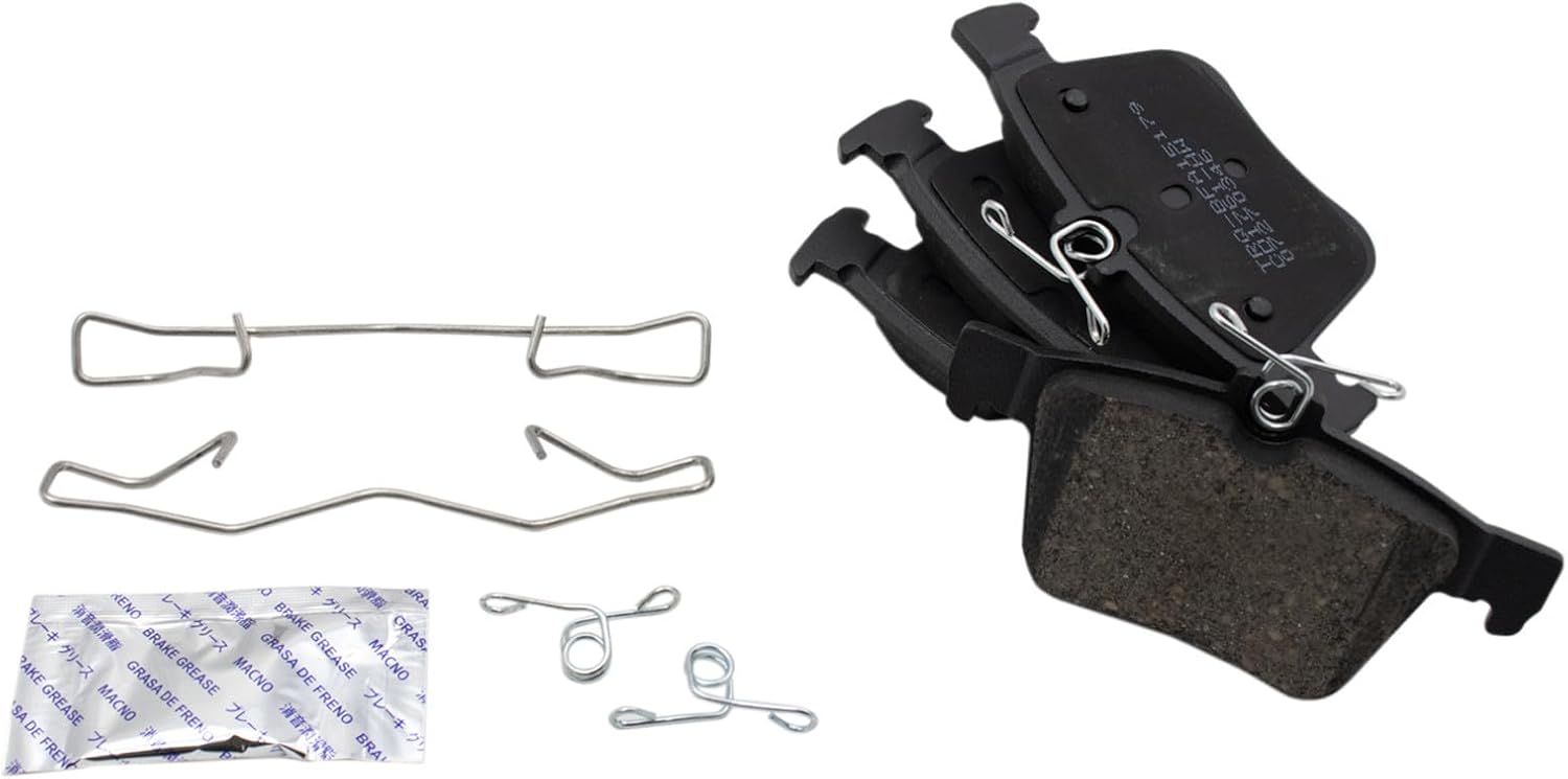 Rear Posi Ceramic Disc Brake Pad Kit Set for Audi Volkswagen New