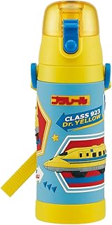 スケーター(Skater) 子供用 ステンレス 直飲み 3D 水筒 キッズ 480ml プラレール 男の子 SDPV5-A