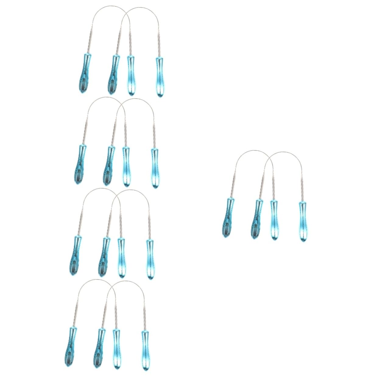 minkissy 10 Pezzi pulisci lingua a forma di u strumenti per la pulizia della lingua orale raschietti per la lingua bocca raschietto per lingua tongue scraper pulisci-lingua addominali