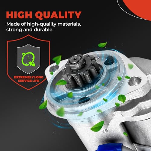Motor de arranque compatible con John Deere 670 750 770 850 855 856 870 900HC 955 970 compatible con Yanmar, reemplazo para 2280003802 452326 11920977010 12112077012 ND2280003802 41052081 SND0377 miniatura 4