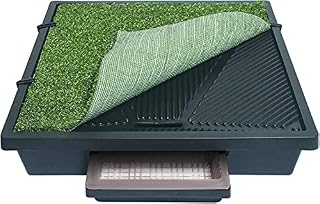 PetSafe Pet Loo - Large Portable Toilet for Dogs and Pets, Compact, Hygienic for Indoor Use, with Grass Pad