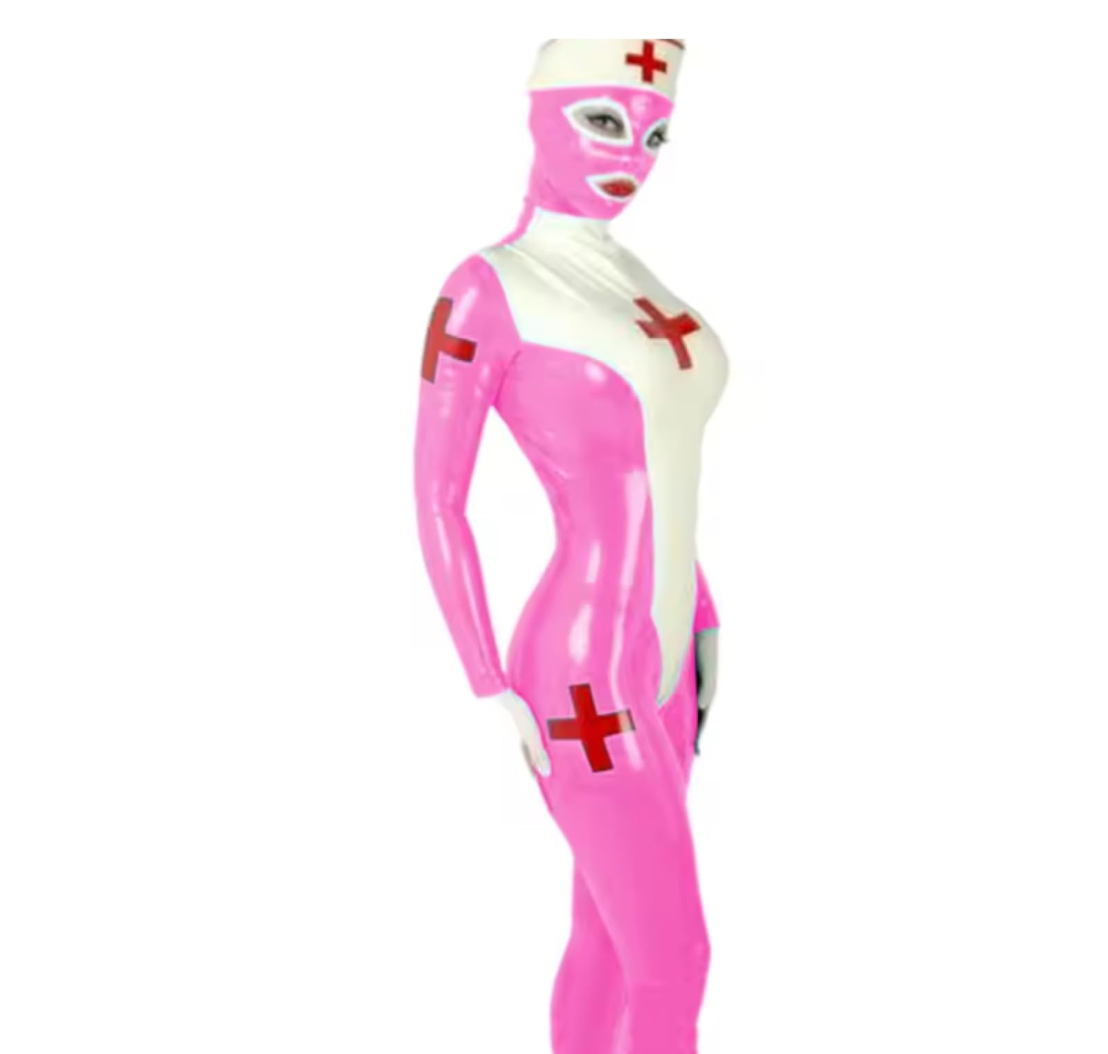 Combinaison en cuir PVC pour femme pour cosplay, Halloween, combinaison assortie en latex