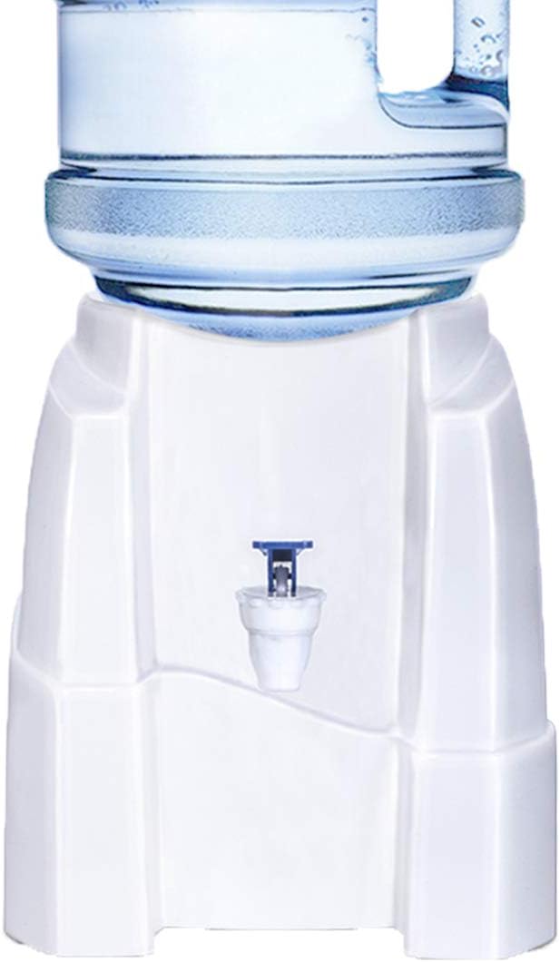 Water Bottle Dispenser Stand with Faucet,Countertop Mini Water Stand Drinking Holder for Camping Office School(Design 2)