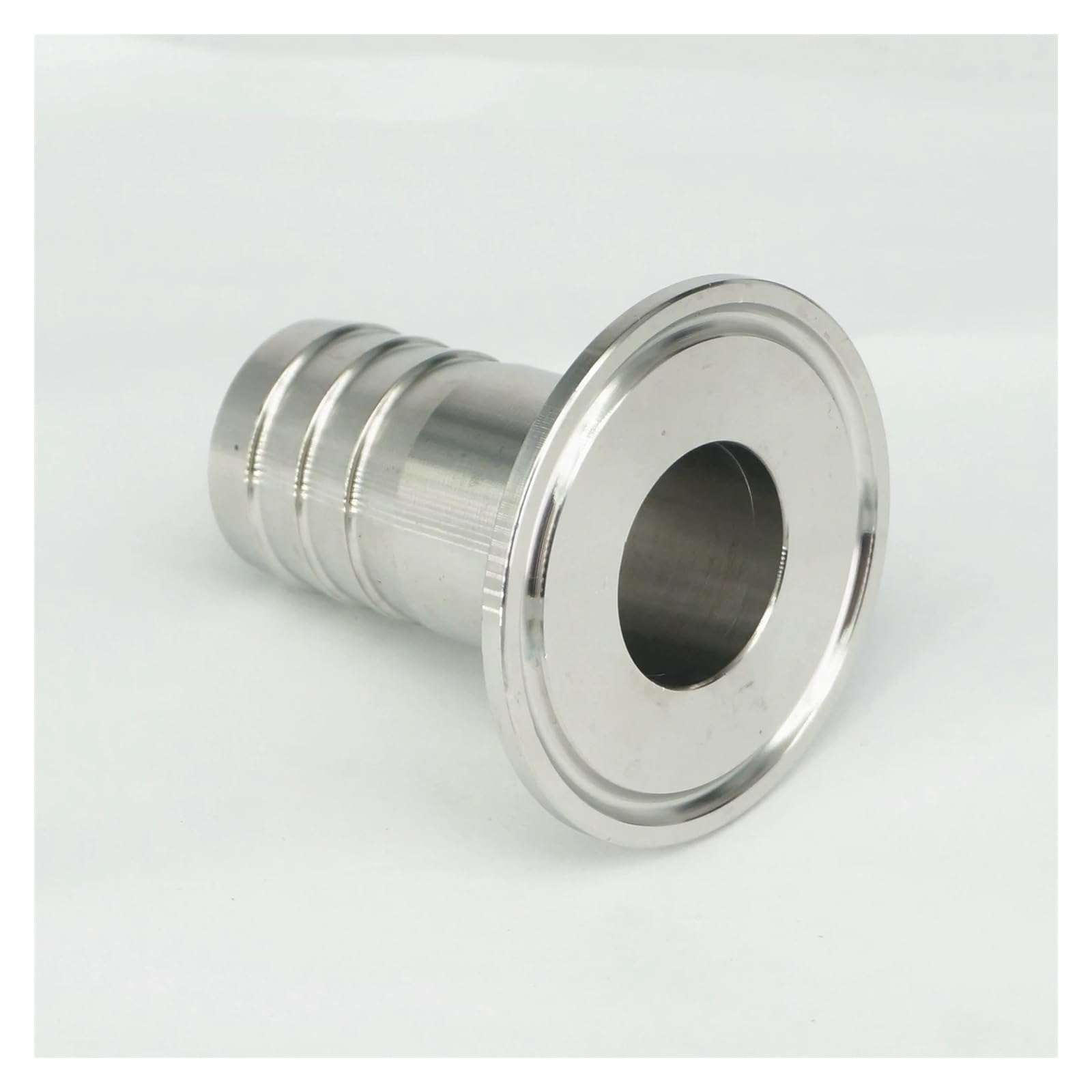 25mm Tube Barbed- Tri Clamp 1.5" Ferrule O/D 50.5mm 304 Stainless Steel Ferrule Clamp Pipe Connector Fitting