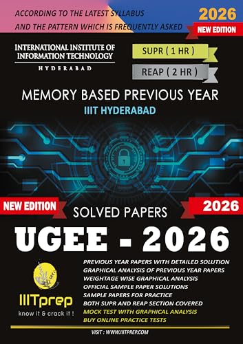Image of IIITprep UGEE Previous Year Papers 2026 | IIIT Hyderabad