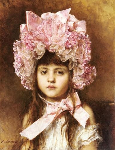 Toile le bonnet rose d'Alexeï Harlamoff pour l'Ambiance Cosy du Salon
