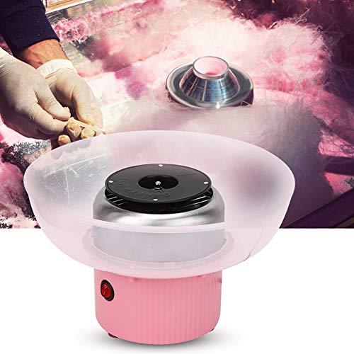 EVTSCAN Zuckerwatte-Maschine für Kinder, Haushalts-Mini-Automatik-Zuckerwatte-Hersteller DIY Zuckerwatte-Maschine Rosa… – Bild 3