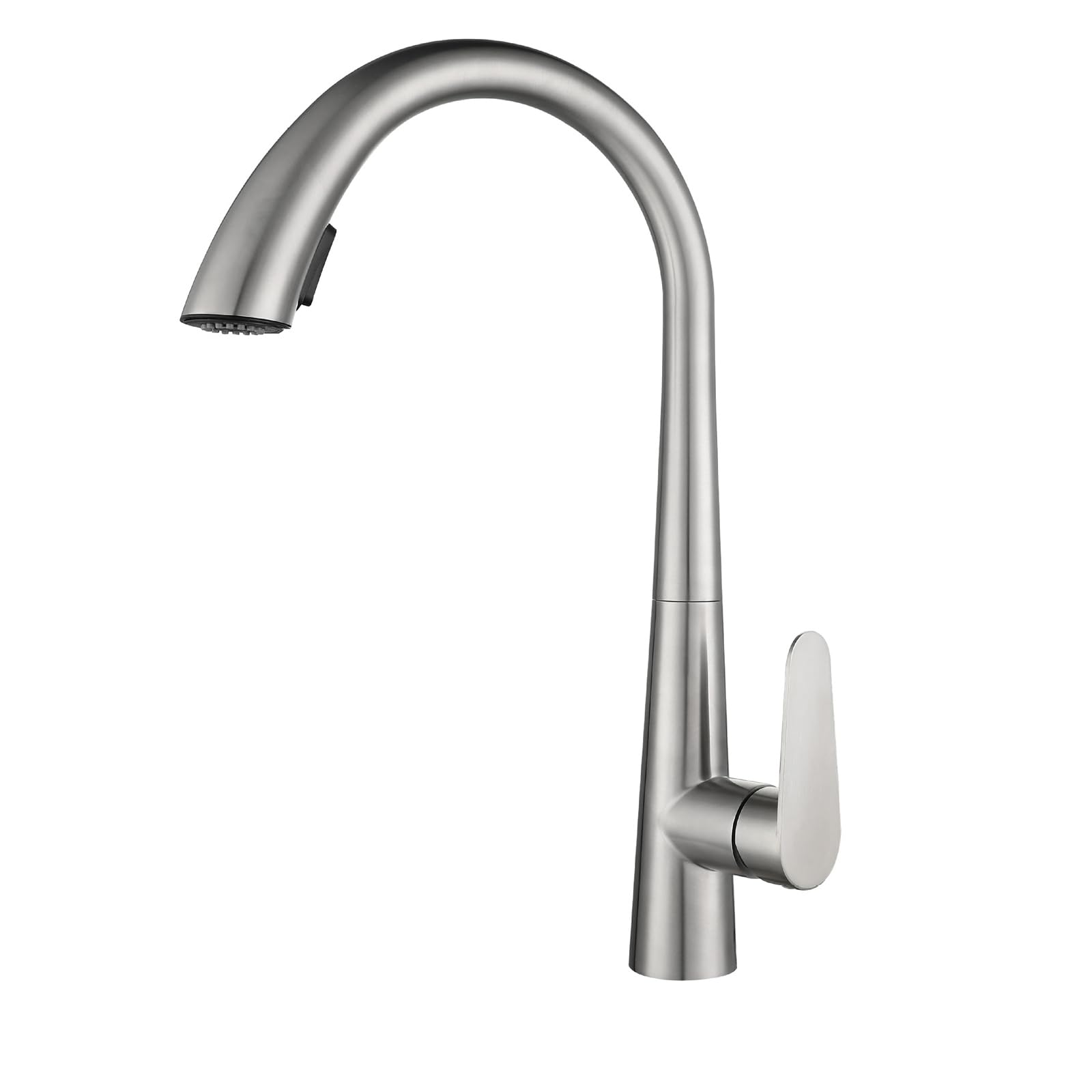 Robinet de cuisine avec douchette extractible mitigeur chromé monotrou 360