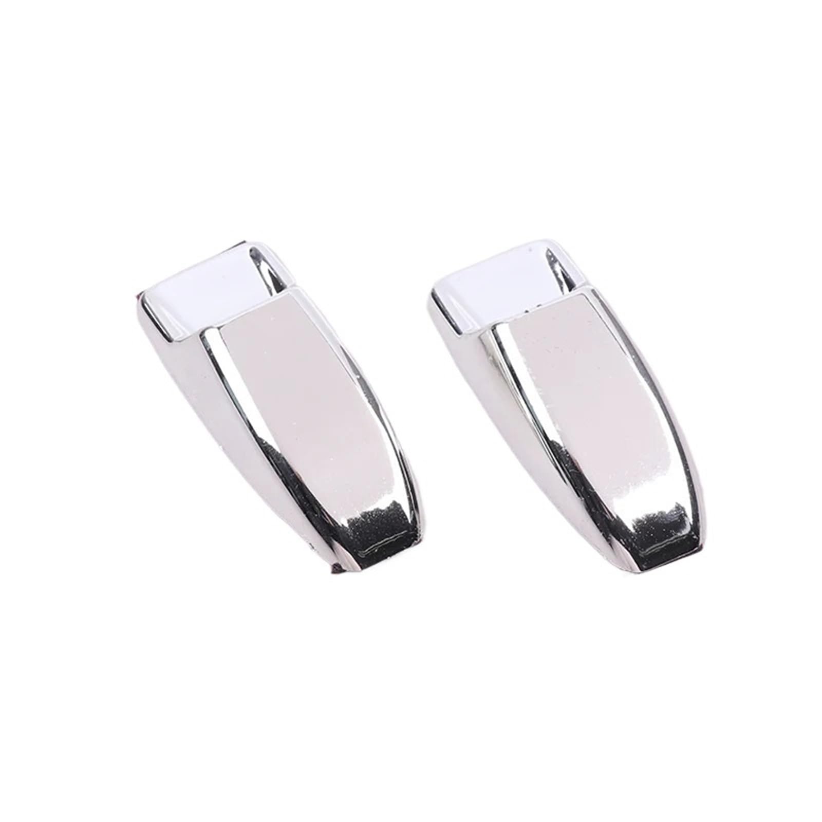 Pacgydk One Color Car Windshield Nozzles 2Pcs Front Metal Screen Windscreen Wiper Washer Covers Spray Nozzle Bonnet For All Vehicles With Nozzles On