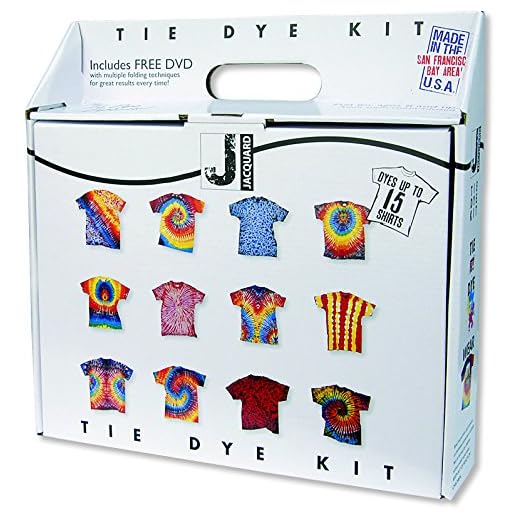 Jacquard Large Tie Dye Kit - Fantastic Introduction to Tie Dye - Fun for All Ages - Dyes up to 15 Adult T-Shirts