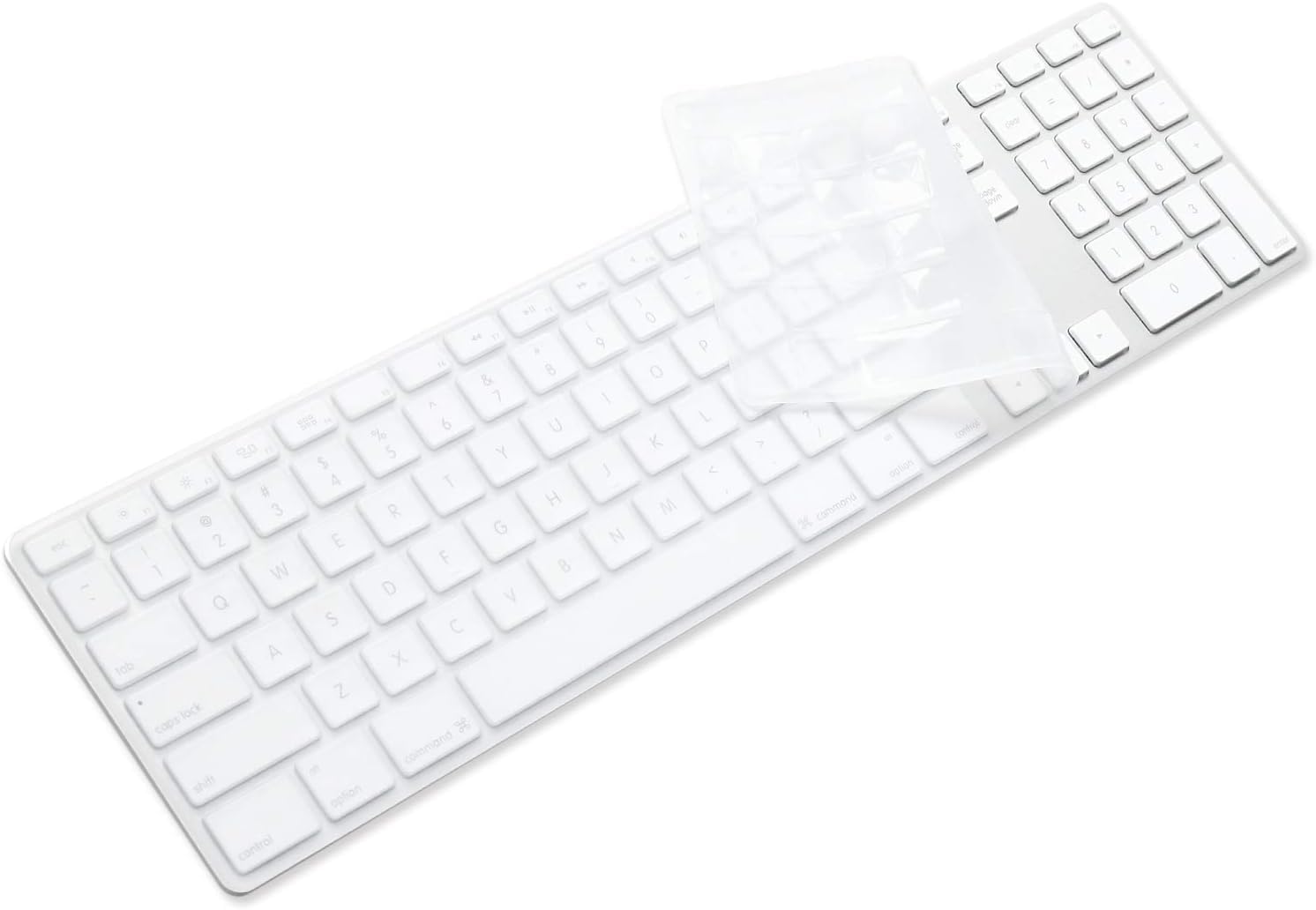 Oaky Premium Keyboard Skin Cover for Apple iMac Keyboard Numeric Keypad Wired USB MB110LL/B-A1243 [NOT FIT Magic Keyboard] TPU Clear (B0C8PZRBJ4) Amazon Price History, Amazon Price Tracker