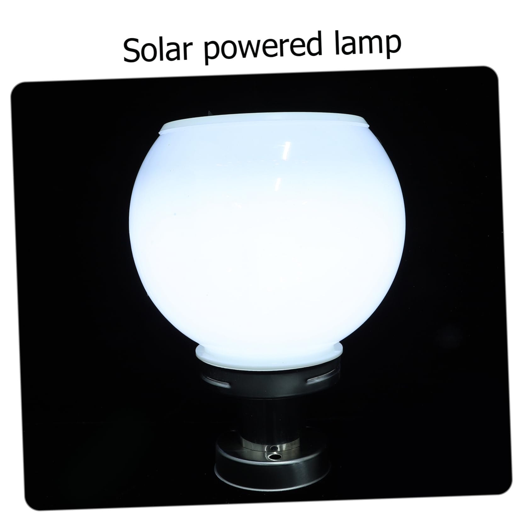 Hemobllo Runde Solarlampen für Außenpfosten mit LED Ip65 Wasserfest 1,2w Leistung Voll Solarbetrieben und Wiederaufladbarem Akku Stilvolles Design für Garten und Terrasse Zufällige Farbe | Runde Außenlampe mit Akku, Kunststoff Edelstahl Druckguss, Leuchtd