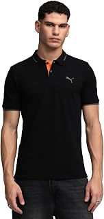 PUMA | Wardrobe Essentials Men's Contrast Polo T-shirt Price In India